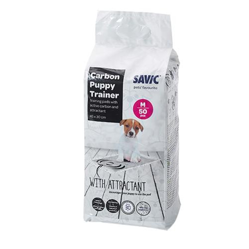 PUPPY TRAINER CARBON PADS M 45X30CM (50)