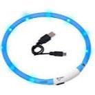 COLLAR LED VISIO LIGHT BLUE 20-70CM 16MM