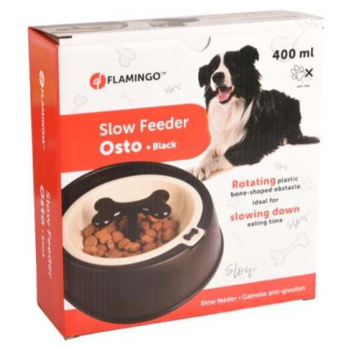 OSTO SLOW FEEDER BLK
