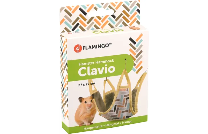 FLAMINGO HAMSTER HAMMOCK CLAVIO 27x27CM