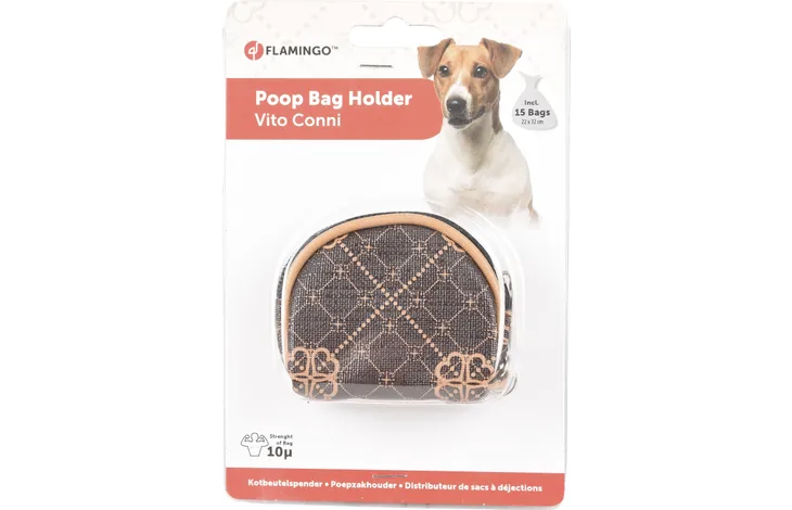 Flamingo Poop Bag Dispenser Conni