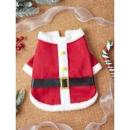 Christmas Santa Claus Cosplay Pet Coat
