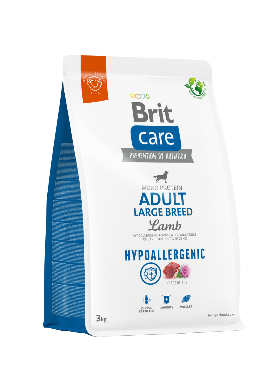 Brit Care Dog Hypoallergenic Adult Large Breed With Lamb Pet World