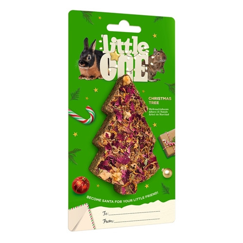 Little One Christmas Tree Treat Toy for All Small Mammals 55g