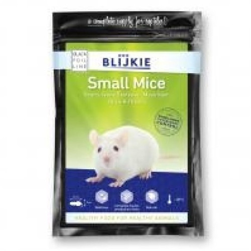 Blijkie black foil line mice small 8-15g, 15pc