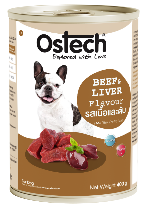 Ostech Dog Food - Beef and Liver Flavour (400 g)