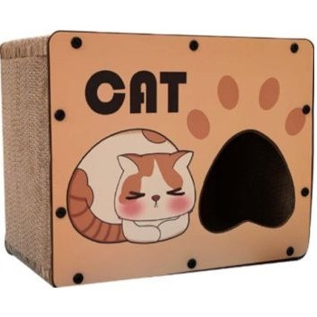 Saas Cats Scratching Board Toy House (44*28*35) 3062