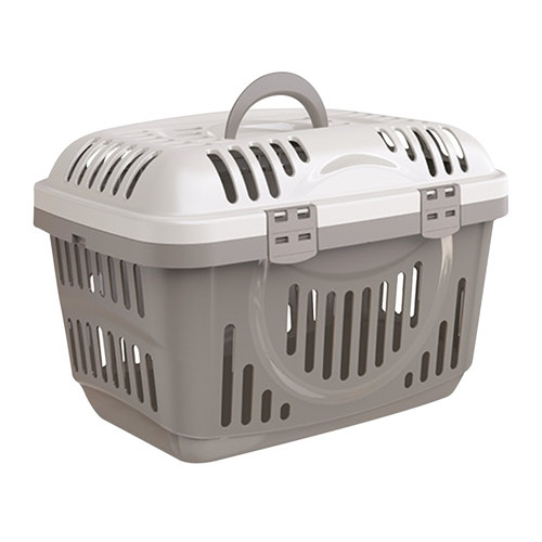 Georplast Rocket Pet Carrier( GREY & NAVY BLUE)