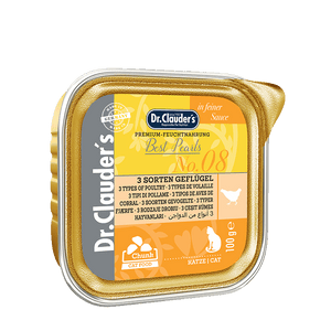 Dr Clauder Cat Terrine 3 Types Of Poultry 100g Dr Clauder Cat Terrine 3 Types Of Poultry 100g