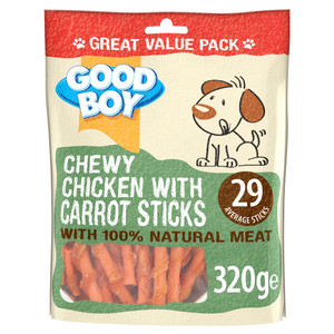 ARMITAGE GOODBOY-CHICKEN CARROT STICK 320G ARMITAGE GOODBOY-CHICKEN CARROT STICK 320G
