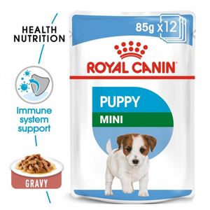 SIZE HEALTH NUTRITION MINI PUPPY (WET FOOD - POUCHES) 1x85g SIZE HEALTH NUTRITION MINI PUPPY (WET FOOD - POUCHES) 1x85g