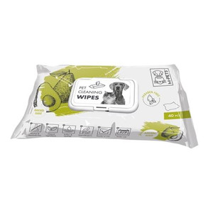 M-PETS Pet Cleaning Wipes Avocado 40pcs M-PETS Pet Cleaning Wipes Avocado 40pcs