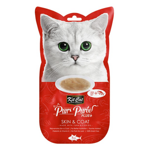 Kit Cat Purr Puree Plus+ Tuna & Fish Oil (Skin & Coat) Kit Cat Purr Puree Plus+ Tuna & Fish Oil (Skin & Coat)