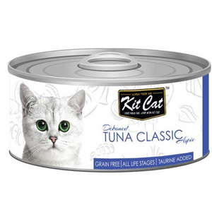 KITCAT TIN TUNA CLASSIC TOPPERS 80G KITCAT TIN TUNA CLASSIC TOPPERS 80G