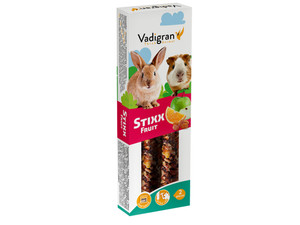 Vadigran Stixx Snack for Rabbit & Guinea Pig Fruit 2 Pieces 120g