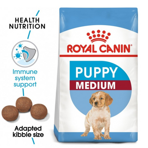 SIZE HEALTH NUTRITION MEDIUM PUPPY 4 KG SIZE HEALTH NUTRITION MEDIUM PUPPY 4 KG