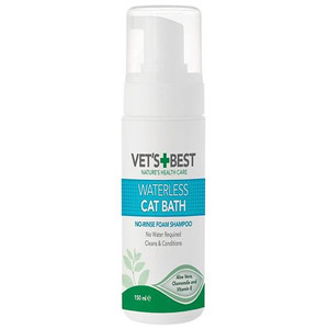 VETS+BEST WATERLESS CAT BATH 4OZ VETS+BEST WATERLESS CAT BATH 4OZ