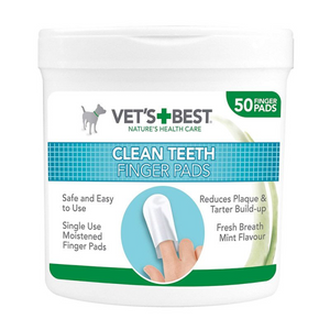 VETS+BEST FINGER PADS-DENTAL WIPES VETS+BEST FINGER PADS-DENTAL WIPES