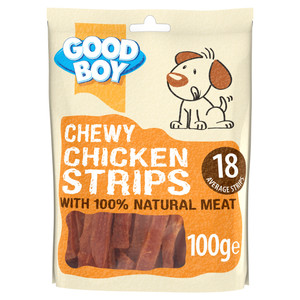 CHEWY CHICKEN STRIPS 100GR