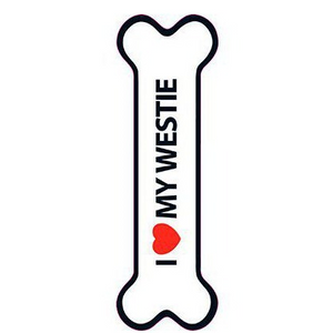 I LOVE MY WESTIE MAGNET