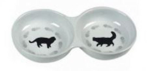 CAT DISH DOUBLE 24CM CAT DISH DOUBLE 24CM