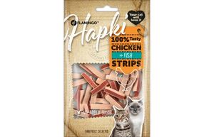Hapki Strips Chicken & Fish 85G Hapki Strips Chicken & Fish 85G