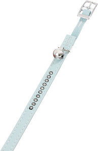 ART LEATHER PLUS COLLAR CAT L BLUE 11MM ART LEATHER PLUS COLLAR CAT L BLUE 11MM