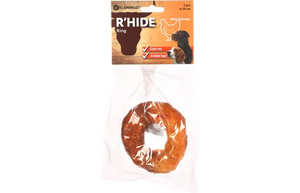 RAWHIDE BROWN CHICKEN RING 10CM 110G