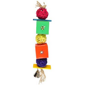 PAYPR PARAKEET CUBE L COL MULTI36CM PAYPR PARAKEET CUBE L COL MULTI36CM
