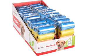 Flamingo Biodegradable Poop Bags 4 Rolls (15 Bags Each) Flamingo Biodegradable Poop Bags 4 Rolls (15 Bags Each)