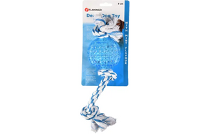 DENTAL TOY ROPE WITH BALL WITH MINT FLAVOUR DENTAL TOY ROPE WITH BALL WITH MINT FLAVOUR