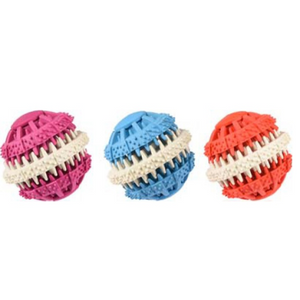 RUBBER DENTAL BALL FUN ASS 6CM RUBBER DENTAL BALL FUN ASS 6CM