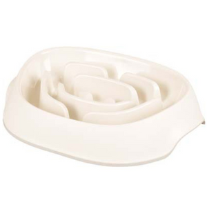 BOWL EXQI SLOWFEEDER WHITE 950ML BOWL EXQI SLOWFEEDER WHITE 950ML