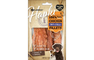 DOG SNACKS HAPKI SLICES CHICKEN 85G