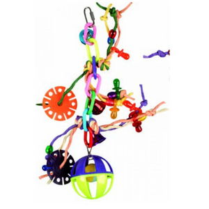 PARAKEET TOY BALL WITH STRINGS PARAKEET TOY BALL WITH STRINGS