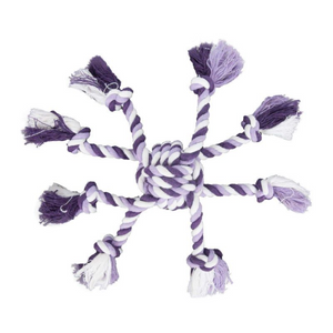 PULL ROPE COTTON OCTOPUS PURPLE PULL ROPE COTTON OCTOPUS PURPLE
