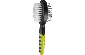 Flamingo 2-in-1 Bristle & Pin Brush Small Animals Flamingo 2-in-1 Bristle & Pin Brush Small Animals