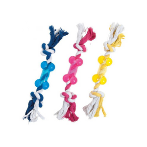 TPR BONE WITH ROPE 9CM TPR BONE WITH ROPE 9CM