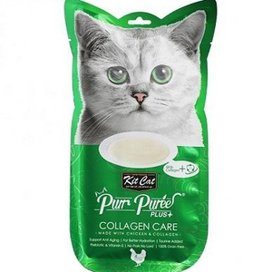 Kit Cat Purr Puree Plus+ Chicken & Collagen Care Kit Cat Purr Puree Plus+ Chicken & Collagen Care