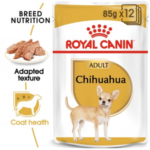 BREED HEALTH NUTRITION CHIHUAHUA ADULT (WET FOOD - POUCHES)1X85g BREED HEALTH NUTRITION CHIHUAHUA ADULT (WET FOOD - POUCHES)1X85g