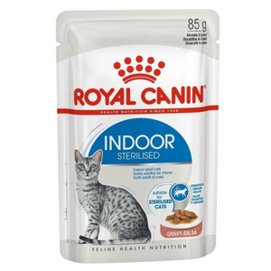 ROYAL CANIN FELINE HEALTH NUTRITION INDOOR STERILISED GRAVY 1X85G ROYAL CANIN FELINE HEALTH NUTRITION INDOOR STERILISED GRAVY 1X85G