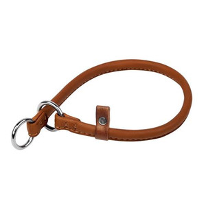 WAUDOG SOFT SLIP COLLAR BROWN 30CM