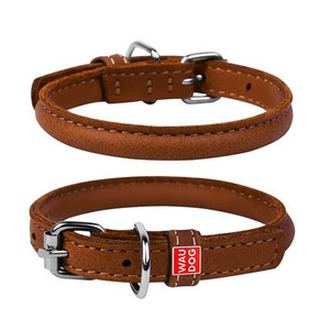WAUDOG SOFT COLLAR BRN 13MM 53-61CM