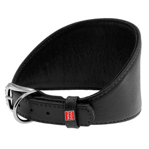 WAUDOG GLAMOUR COLLAR GREYHOUND BLK