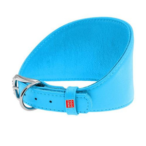 WAUDOG GLAMOUR COLLAR GREYHOUND BLU