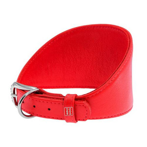 WAUDOG GLAMOUR COLLAR GREYHOUND RED