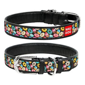 WAUDOG COLLAR DONUTS 30-39CM BLACK