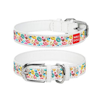 WAUDOG COLLAR DONUTS 38-49CM WHITE