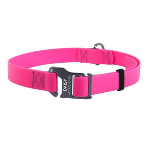 WAUDOG COLLAR WPROOF GLOW 25-50PINK