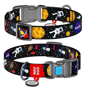 WAUDOG COLLAR NYLON NASA 35-58CM